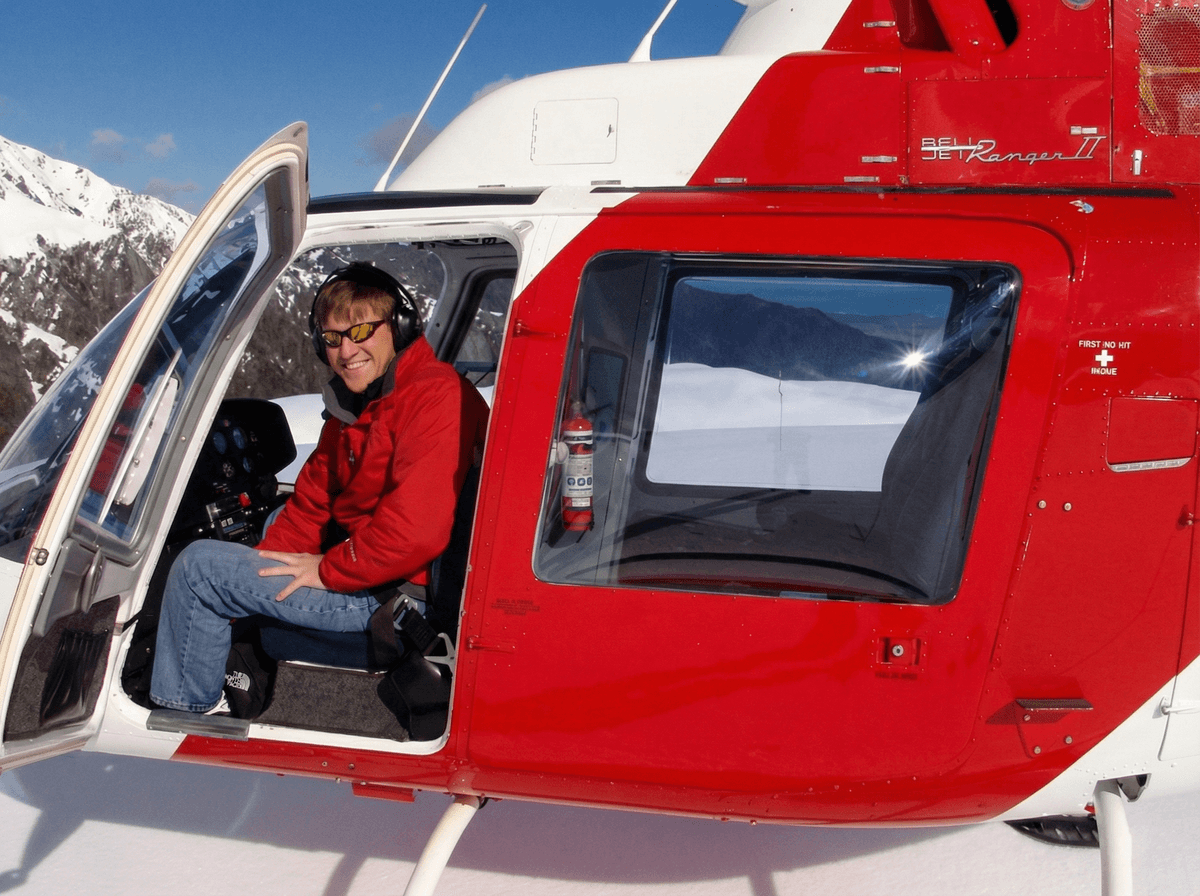 Josh on the Franz Josef Glacier in New Zealand
